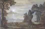 Claude Lorrain Perseus and the Origin of Coral (mk17) oil on canvas